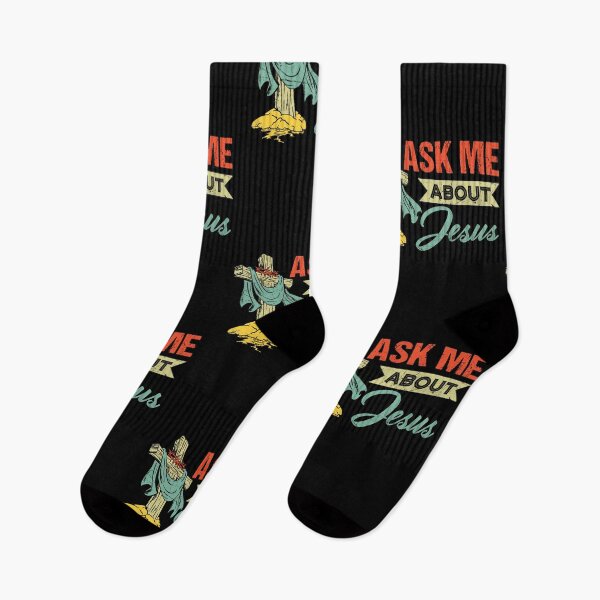Item preview, Ask Me About Jesus Vintage designed and sold by Kalistokessyble.