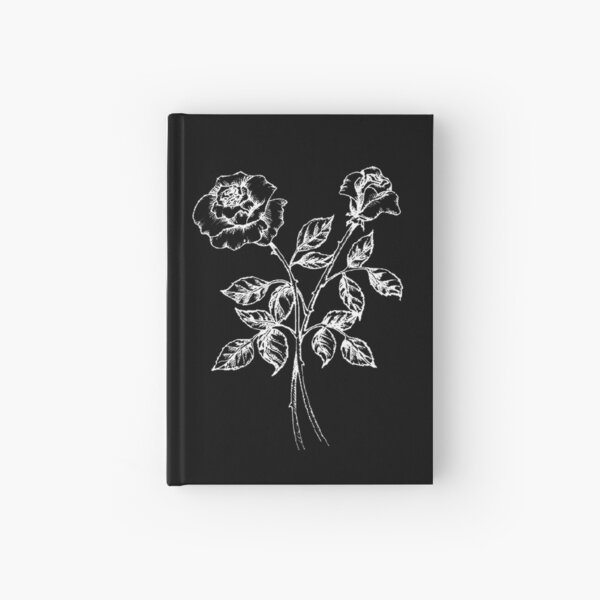 negative roses Hardcover Journal
