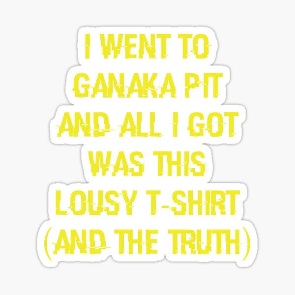 Item preview, Murderbot Diaries I Went to Ganaka Pit and All I Got Was This Lousy T-Shirt (and The Truth) designed and sold by jutulen.