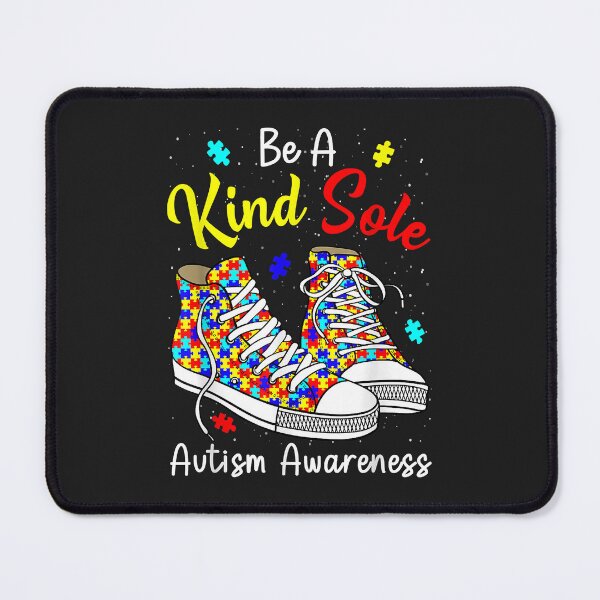 Item preview, Be A Kind Sole Autism Awareness Rainbow Trendy Puzzle Shoes designed and sold by DahlilaJo.
