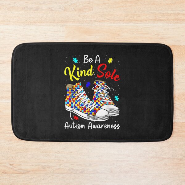 Item preview, Be A Kind Sole Autism Awareness Rainbow Trendy Puzzle Shoes designed and sold by DahlilaJo.