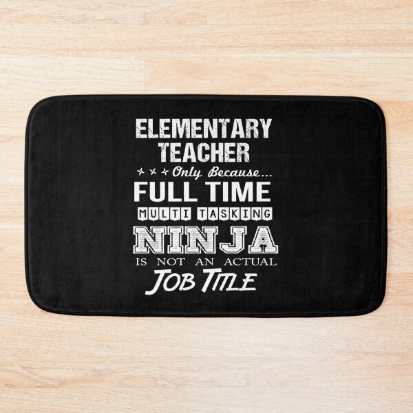 Item preview, Elementary Teacher T Shirt - Ninja Job Gift Item Tee designed and sold by ritterdick.