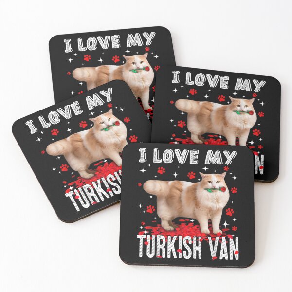 Item preview, Funny I Love My Turkish Van Valentine Cat Lover  designed and sold by wendyy88.