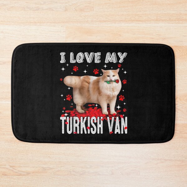 Item preview, Funny I Love My Turkish Van Valentine Cat Lover  designed and sold by wendyy88.