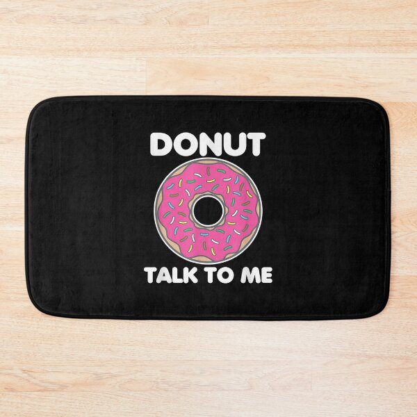 Item preview, Donut Talk To Me Do Not Talk Strawberry White Text  designed and sold by wendyy88.