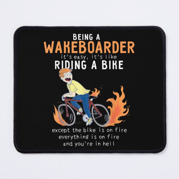 Item preview, Wakeboarder Like Riding Bike Cyclist Funny  designed and sold by wendyy88.