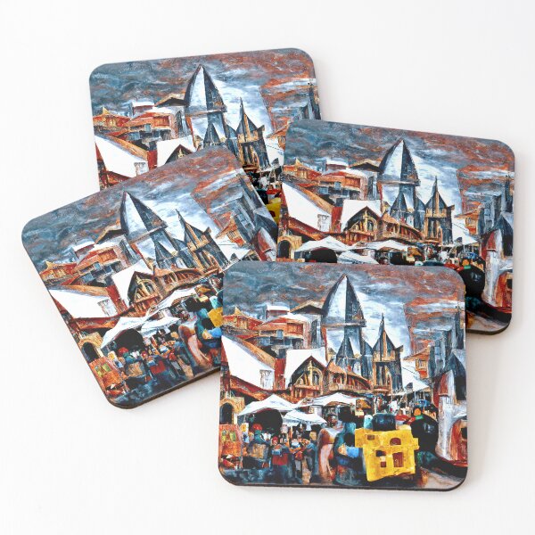 Item preview, Medieval Fantasy Town designed and sold by AM FineArtPrints.