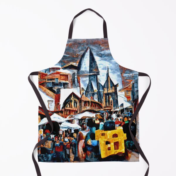 Item preview, Medieval Fantasy Town designed and sold by AM FineArtPrints.