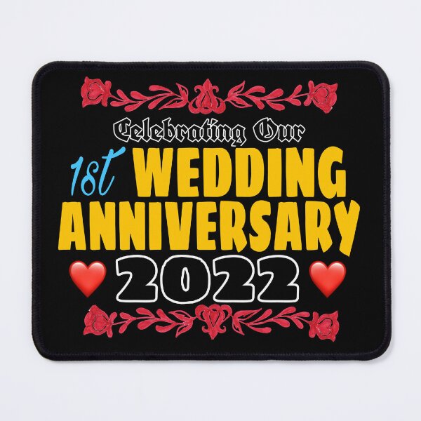 Item preview, Celebrating Our 1st wedding anniversary 2022 designed and sold by Laviola182.