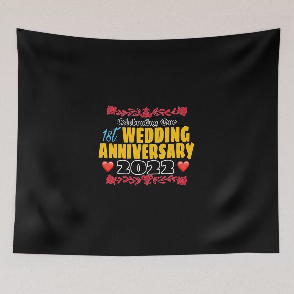 Item preview, Celebrating Our 1st wedding anniversary 2022 designed and sold by Laviola182.