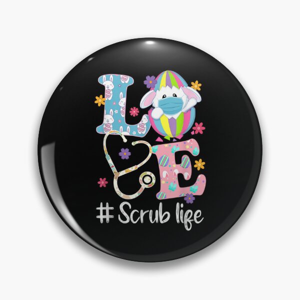 Item preview, Stethoscope Scrub Life Nurse Bunny Easter Day  designed and sold by wendyy88.