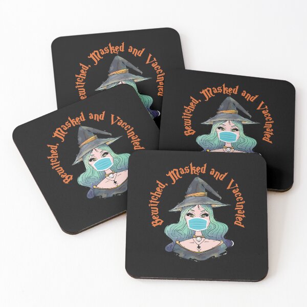 Item preview, Day Gift Funny Vaccinated Witches Bewitched Masked And Vaccinatedgift For Everyone designed and sold by OletaFadel.