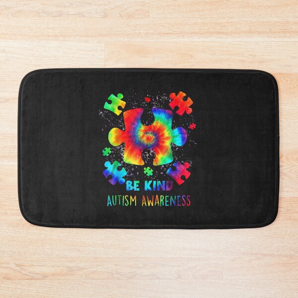 Item preview, Be Kind Puzzle Pieces Tie Dye Autism Awareness designed and sold by DahlilaJo.
