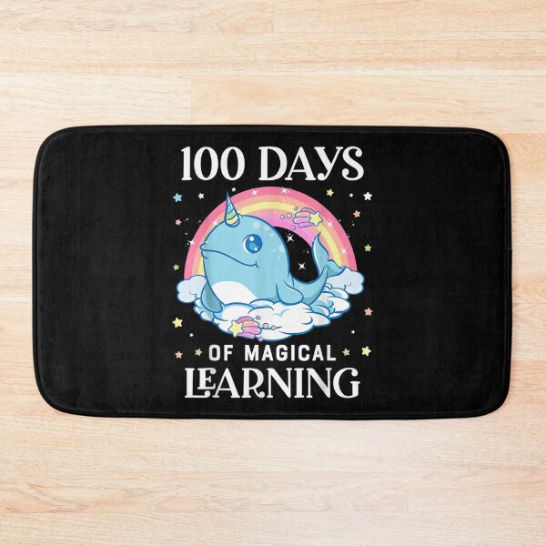 Item preview, 100 Days Of School Narwhal Unicorn Girls 100th Day Rainbow  designed and sold by wendyy88.