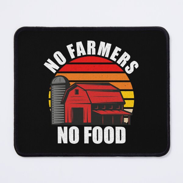Item preview, No Farmers No Food Retro Sunset designed and sold by MiacuAlexi.