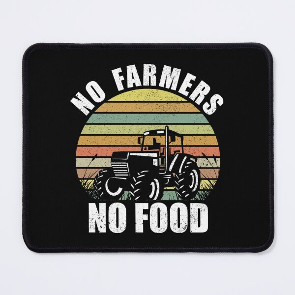 Item preview, No Farmers No Food Retro Sunset designed and sold by MiacuAlexi.