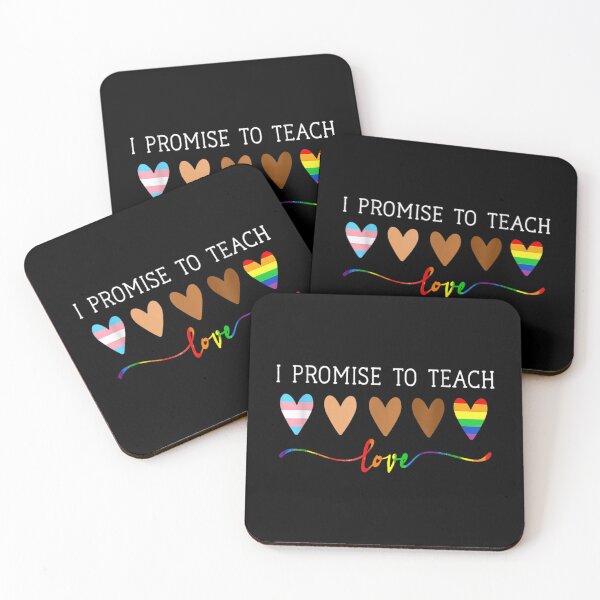 Item preview, I Promise To Teach Love Lgbt Q Pride Proud Ally Teacher  designed and sold by wendyy88.