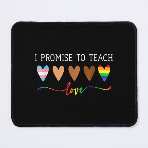 Item preview, I Promise To Teach Love Lgbt Q Pride Proud Ally Teacher designed and sold by wendyy88.