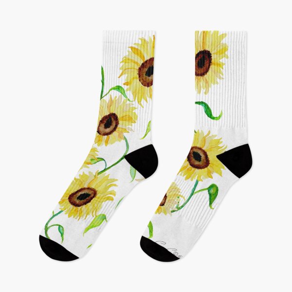 Item preview, Watercolor Sunflowers designed and sold by Carrie Cantwell Art.