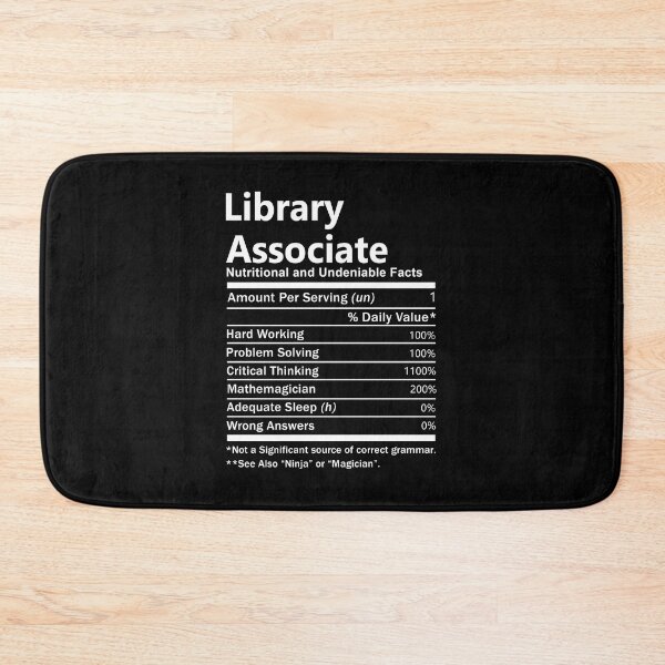 Item preview, Library Associate  T Shirt - Nutrition Factors Job Gift Item Tee designed and sold by wardorion9.