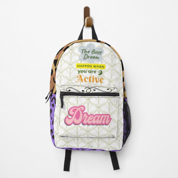 Item preview, The Best Dream Happen When You Are Active - Short Motivational Saying | Motivational Quotes About Life designed and sold by Delandor.
