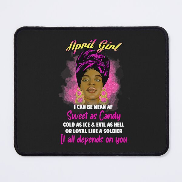 Item preview, Black Melanin Queen I Can Be Mean AF April Girl Birthday Premium designed and sold by DahlilaJo.