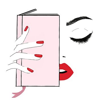 Vorschaubild zum Design Lashes, Lips, Fingertips & a good book von joandarlingsbks