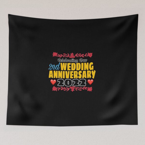 Item preview, Celebrating Our 2nd wedding anniversary 2022 designed and sold by Laviola182.
