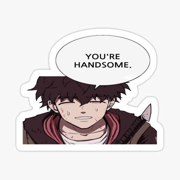 hyun-cha-you-re-handsome-in-sweethome-sticker-by-safaeey-redbubble