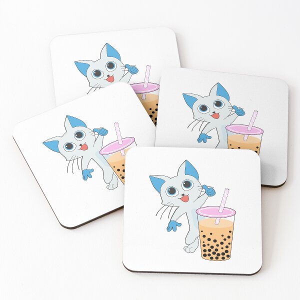 Item preview, Cat Drinking Boba Milk designed and sold by MoaaStore.