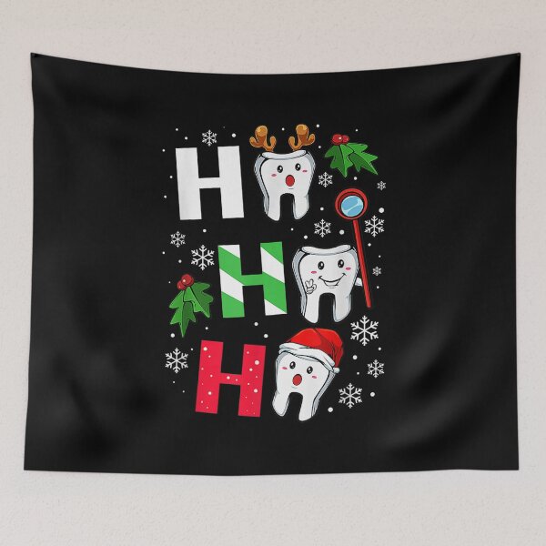 Item preview, Cool Dentist Christmas Ho 3 Th Santa Hat Dental Xmas  designed and sold by brita797.
