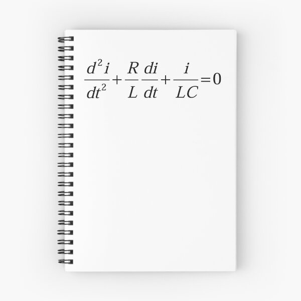 Item preview, RLC Circuit, differential equation, electrical engineering basics designed and sold by NoetherSym.