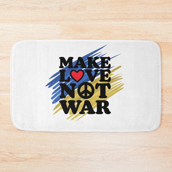 Item preview, Make Love Not War~Support Ukraine designed and sold by ForscarlettPub.