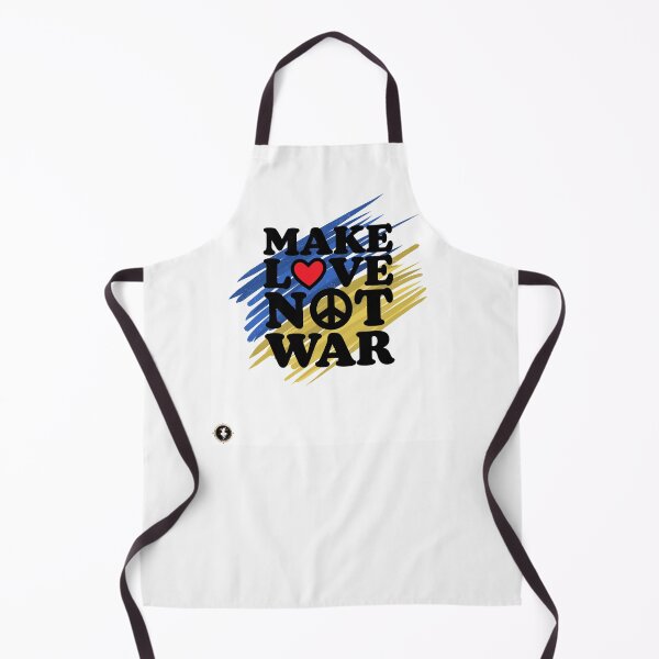 Item preview, Make Love Not War~Support Ukraine designed and sold by ForscarlettPub.