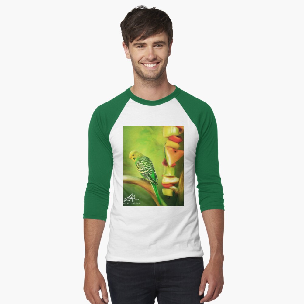 Item preview, Baseball ¾ Sleeve T-Shirt designed and sold by wayneflint.