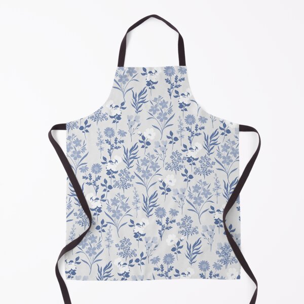 Item preview, Blue Flowers Botanical Painting designed and sold by NdesignTrend.