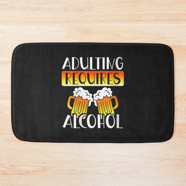 Item preview, Womens Adulting Requires Alcohol Funny Drinking Party Costume V-Neck designed and sold by DahlilaJo.