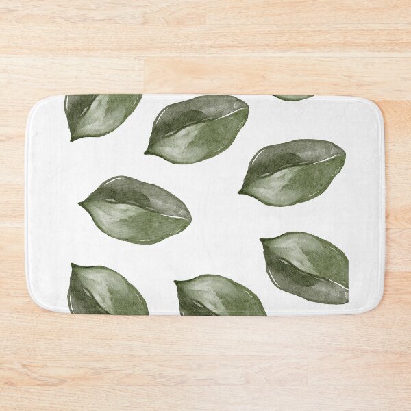 Item preview, Green watercolor leaves designed and sold by Girlinthecloud.