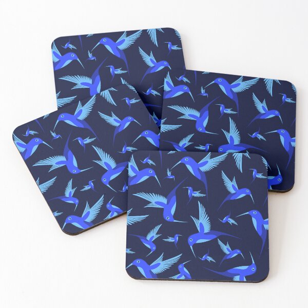 Artikelvorschau, Blaues Vogelmuster entworfen und verkauft von MyMintyPrinty.