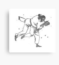 Painted Judo Throw (Judo / BJJ / Sambo) Canvas Print