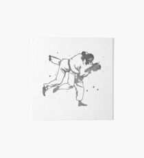 Painted Judo Throw (Judo / BJJ / Sambo) Art Board