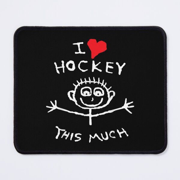 Item preview, I Love Hockey This Much Valentine's Day Cute  designed and sold by brita797.