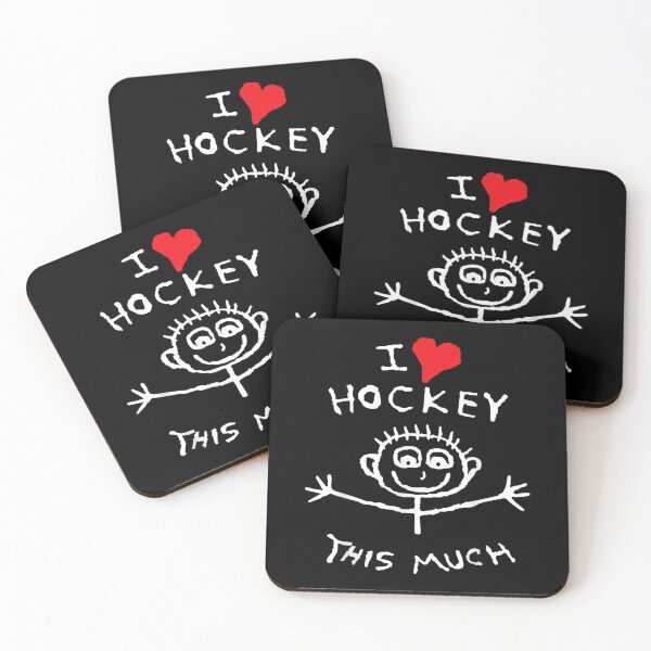 Item preview, I Love Hockey This Much Valentine's Day Cute  designed and sold by brita797.