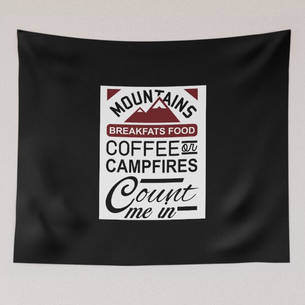 Item preview, mountains coffee, coffee humor gift designed and sold by lapolonaise.