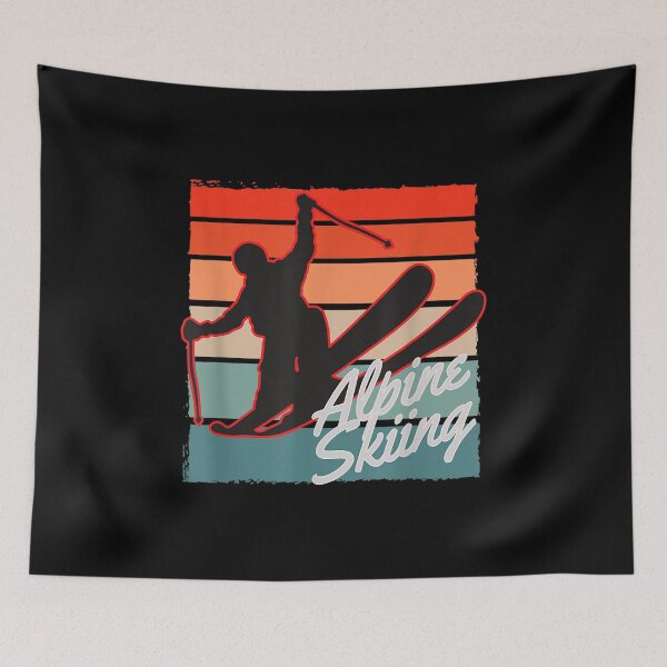 Item preview, Alpine Skiing Vintage Sunset For Skiers  designed and sold by brita797.
