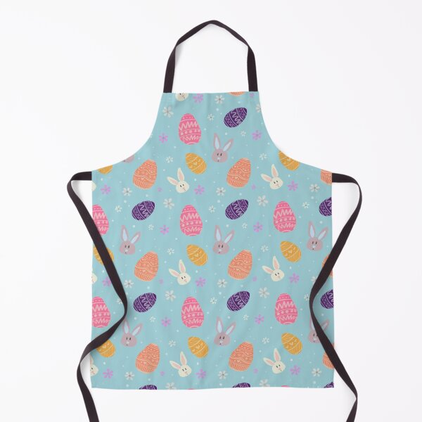 Item preview, Easter Eggs & Bunny Pattern - Blue designed and sold by TheBubblyType.