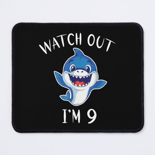 Item preview, Watch Out I Am 9 Years Old Shark Kids designed and sold by brita797.