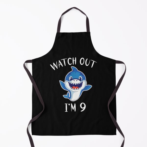 Item preview, Watch Out I Am 9 Years Old Shark Kids designed and sold by brita797.