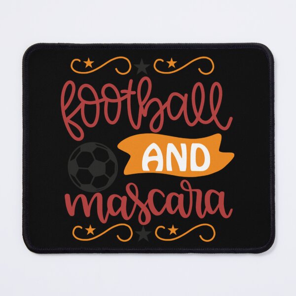 Item preview, Football And Mascara Sticker designed and sold by ricedali41.