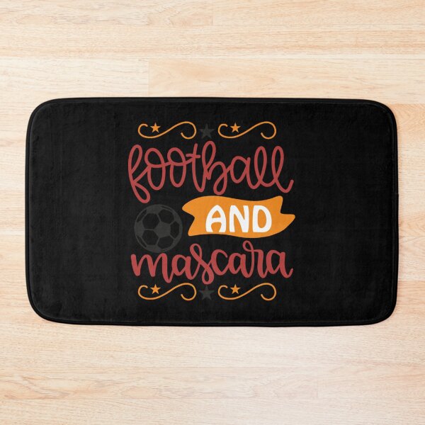 Item preview, Football And Mascara Sticker designed and sold by ricedali41.
